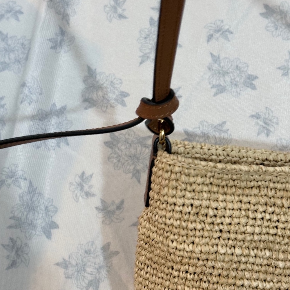 Loewe Slit Pochette Raffia Crossbody Bag - Picture 6 of 10